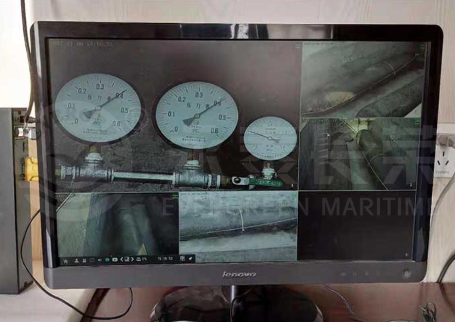 Evergreen-Ship-launching-Airbags-Remote-monitoring-of-airbag-hydrostatic-burst-test