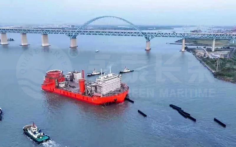 Heaviest-vessel-ever-launched-with-ship-launching-airbags